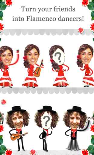 Crazy Flamenco Rumba Dance – Enjoy dancing Spanish music with this funny Face Photo Booth (perfect for guitar lovers) 1