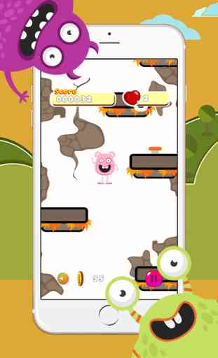 Crazy Monster Jump Adventure - the legend of clumsy monster mini game for free 2
