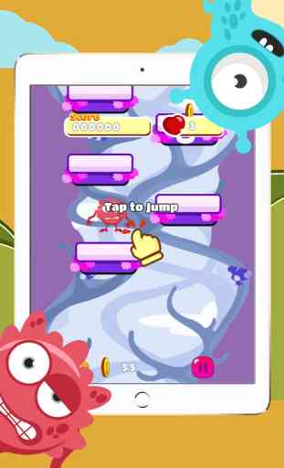 Crazy Monster Jump Adventure - the legend of clumsy monster mini game for free 3