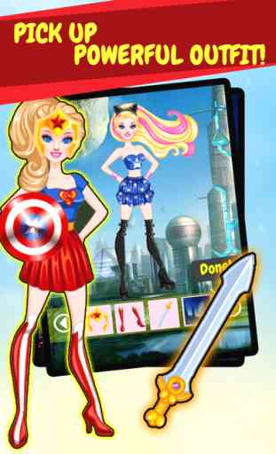 Create Own Super-Hero Woman - Free Character Costume Maker Dress-Up Game 2