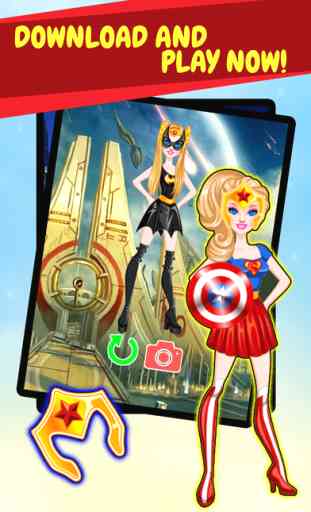 Create Own Super-Hero Woman - Free Character Costume Maker Dress-Up Game 3
