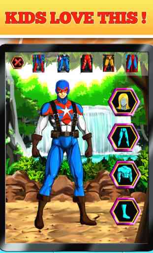 Create Your Own Superhero - Free Hero Character Costume Maker Dress Up Game 2
