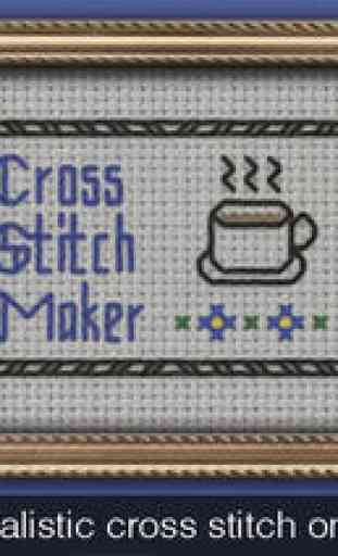 Cross Stitch Maker: Draw realistic embroidery for free eCards and more! 1