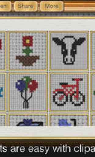 Cross Stitch Maker: Draw realistic embroidery for free eCards and more! 4