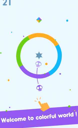Color Crossy - Endless switch and cross shape game 2