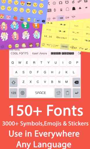 Color Fonts Keyboard ∞ Keyboards with Cool Font & Emoji for iPhone 2