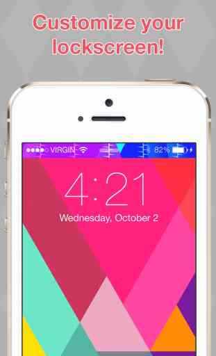 Color Status Bars - Customize your Lock Screen and Home Screen 2