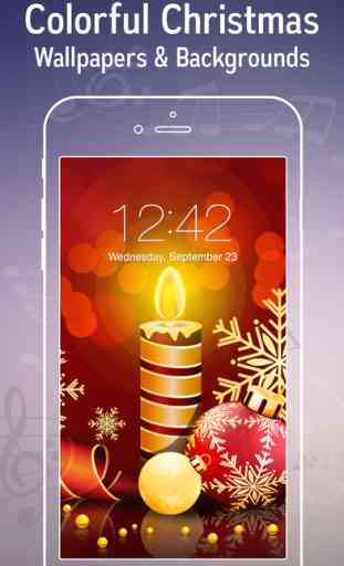 Colorful Christmas Wallpapers & Ringtones - HD Backgrounds & Unlimited Christmas Carols Free 1