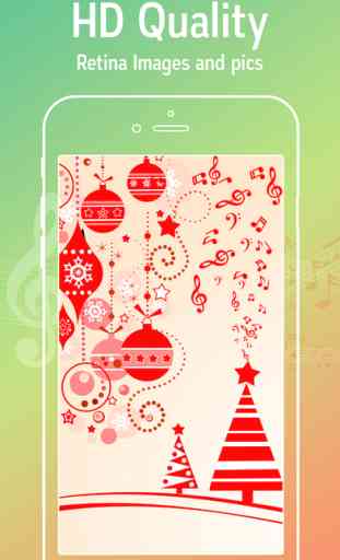 Colorful Christmas Wallpapers & Ringtones - HD Backgrounds & Unlimited Christmas Carols Free 3