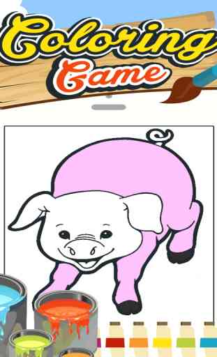 Coloring For Toodlers Free Piggy Pig 3