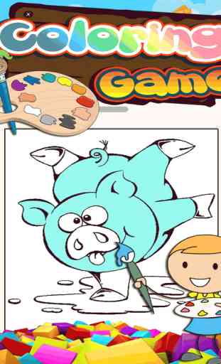 Coloring For Toodlers Free Piggy Pig 4