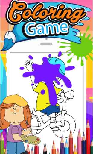 Coloring Games Caillou Version 1