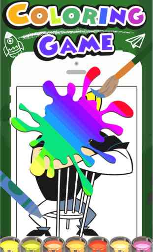 Coloring Games Jhonny Bravo Version 1