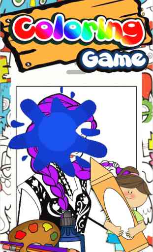 Coloring Games Princess Anna Version 1