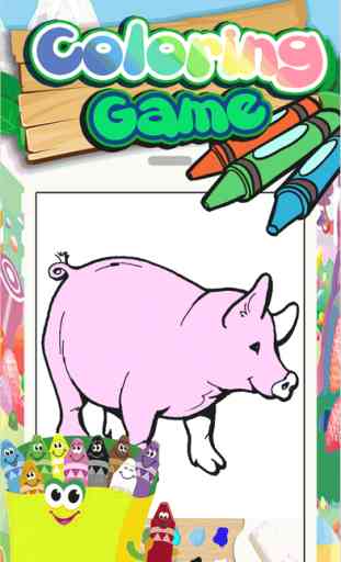 Colouring book tap Free Pig Games 2