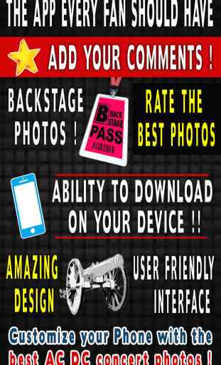 CONCERT AND PHOTO sharing social network for AC DC 2