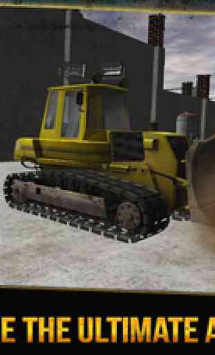 Construction excavator crane driver 3D- realistic parking simulator 3