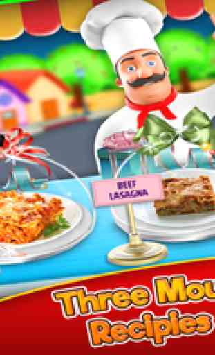 Cooking Baked Lasagna Chef - Tasty Home Recipes 1