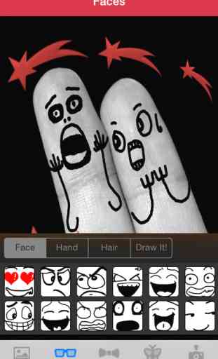 Cool Finger Faces - Create funny Pic for Instagram 3