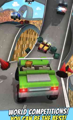 Crafting Cars . Free Hill Car Racing Game For Kids 3