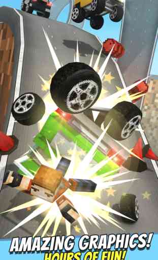 Crafting Cars . Free Hill Car Racing Game For Kids 4