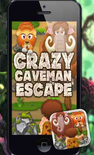 Crazy Caveman Escape - Free Game 3
