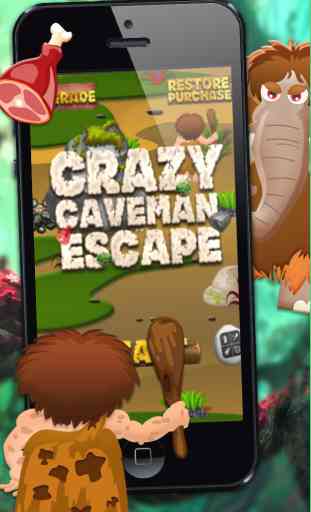 Crazy Caveman Escape - Free Game 4