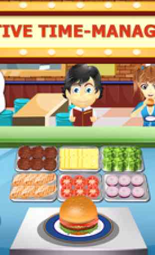 Crazy Cooking Crunch: Master Cheese-Burger Kitchen Chef Fever 1