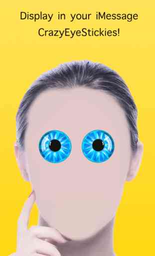 Crazy Eye Stickers 3