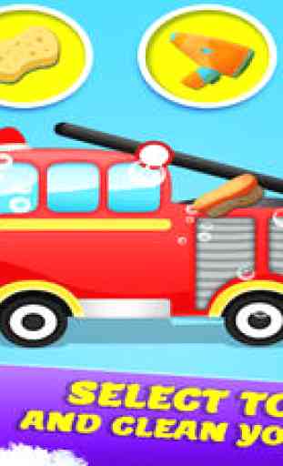 Crazy Kids Car Wash Cleaning Station Game Free 2