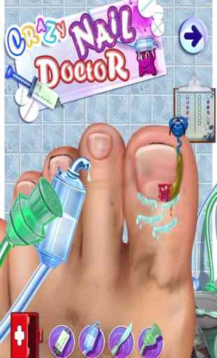 Crazy Toe Nail Doctor Surgery - Free Kids Games 1