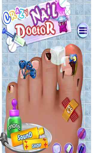Crazy Toe Nail Doctor Surgery - Free Kids Games 2