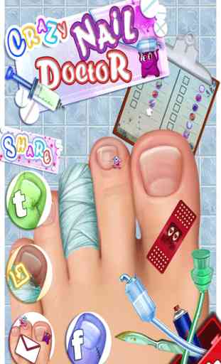 Crazy Toe Nail Doctor Surgery - Free Kids Games 4