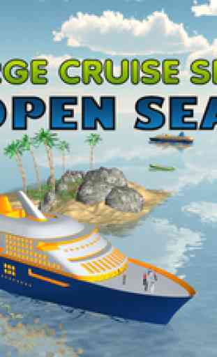 Cruise Ship Simulator 3D – Sail mega boat on sea to pick & drop passengers from Island 3