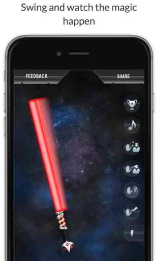 Crystal Saber of Light - The ultimate light saber experience in your pocket 2