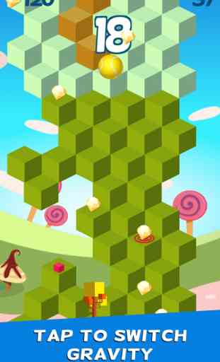 Cube Skip Ball Games - Reach up high in the sky play this endless blocks stacking free 1