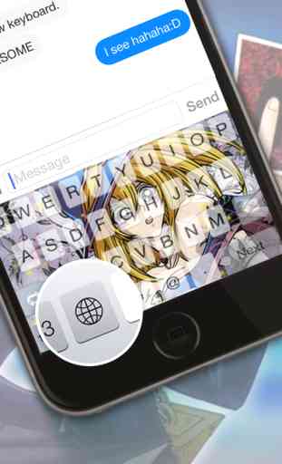 Custom Keyboard Cartoon Anime Manga : Color & Wallpaper Themes in The Yugioh Design Collection 2