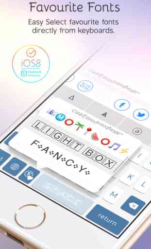 Cute Fonts Keyboard Extension - Type with Cool & Awesome Fonts Keyboard Changer for iOS 8 3