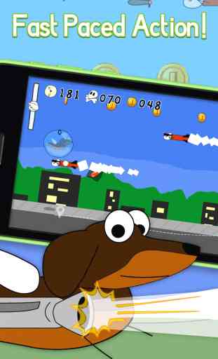 Dashing Ralph - Help this Flying Hero Dodge Dangerous Sonic Cat Missiles - Dog vs Cat Game 1