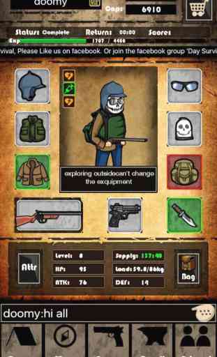 Day Survival - idle game of craft items and kill zombie with friend. 1