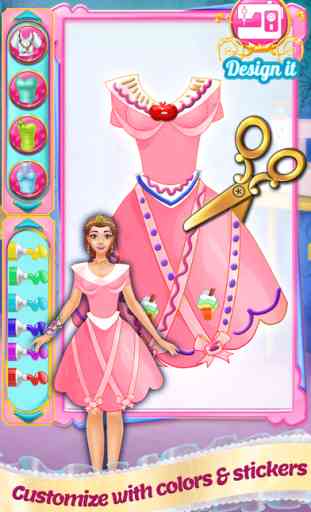 Design It! Princess Fashion Makeover - Make Up, Dress Up, Tailor and Outfit Maker 1