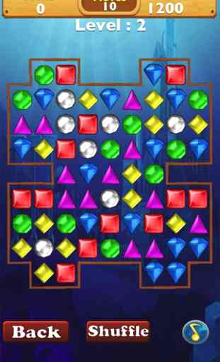 Diamond mania -The best match 3 puzzel game for kids and family 2