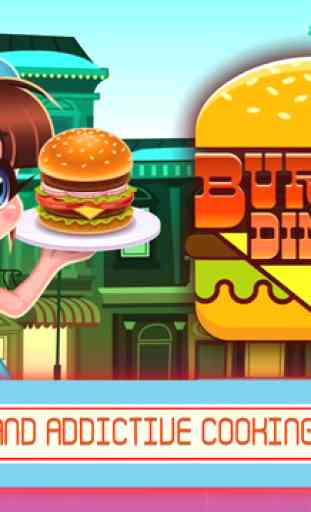 Diner Cafe - Fastfood Manager and Chef: Serve Burger, Pizza and Fries! 4