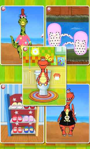 Dino Bath & Dress Up- Educational Learning Kids Games for girls & boys 1