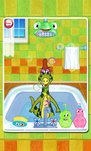 Dino Bath & Dress Up- Educational Learning Kids Games for girls & boys 3
