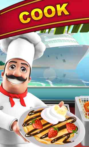 Cruise Ship Dessert Dash: Bakery Cooking Food Chef 1