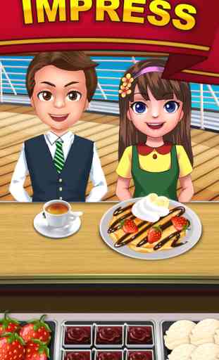 Cruise Ship Dessert Dash: Bakery Cooking Food Chef 2