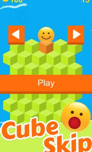 Cube Skip Emoji Fall Down : Emotion Rolling Ball Endless Games 1