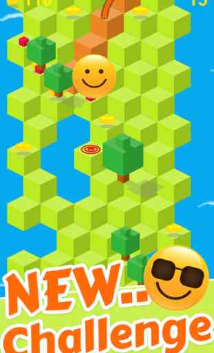Cube Skip Emoji Fall Down : Emotion Rolling Ball Endless Games 2