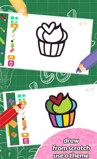 Cupcake Coloring Book Kids Game 3